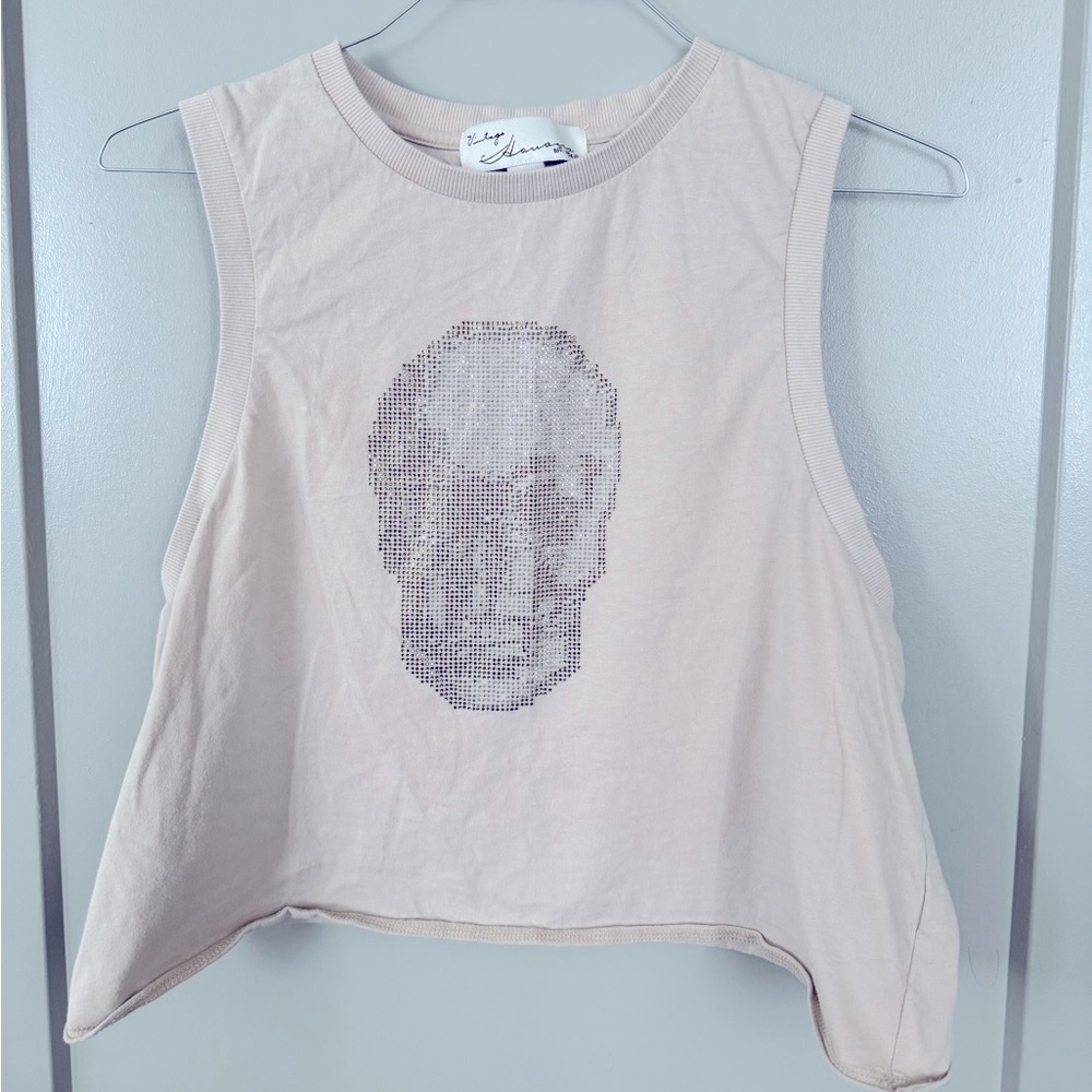 Vintage Havana skull crop
